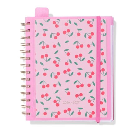 HEMA Schoolagenda met insteek 2026-2027 13x18cm kers | HEMA