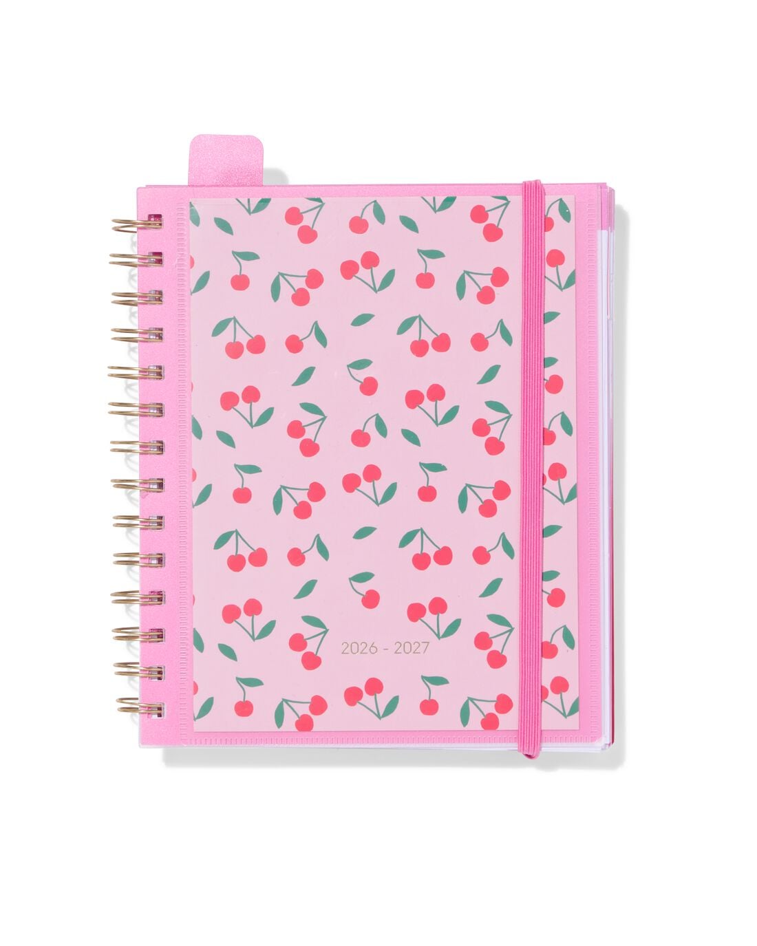 HEMA Schoolagenda met insteek 2026-2027 13x18cm kers | HEMA