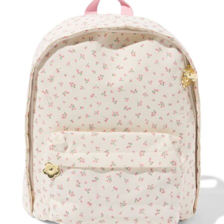 HEMA Schooltas 40x30x10cm bloemen (multicolor) | HEMA