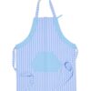 HEMA Schort katoen grijsblauw (blauw) | HEMA