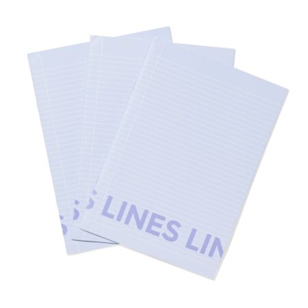 HEMA Schriften A4 gelinieerd blauw - 3 stuks (blauw) | HEMA