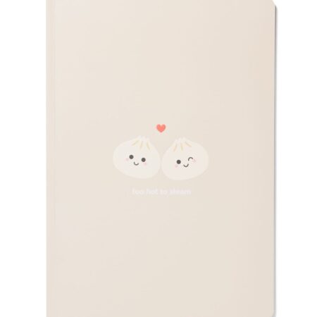 HEMA Schriften A4 gelinieerd dumplings - 2 stuks (beige) | HEMA