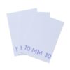 HEMA Schriften A4 geruit 10mm blauw - 3 stuks (blauw) | HEMA