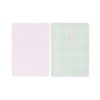 HEMA Schriften A4 geruit 10mm bloem - 2 stuks (multicolor) | HEMA