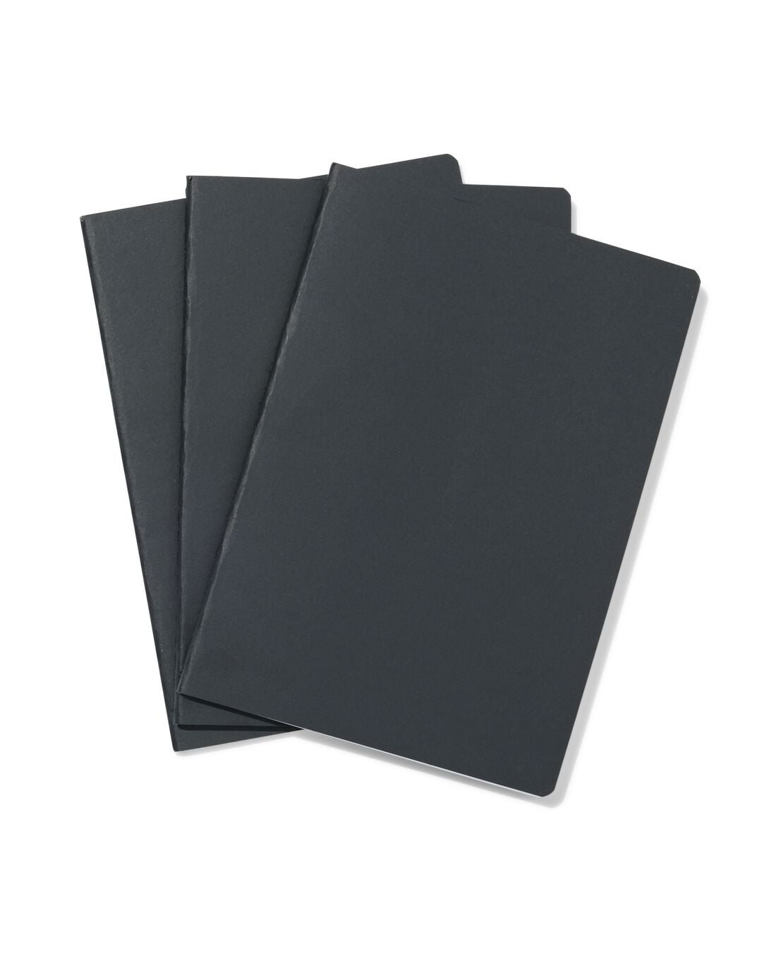 HEMA Schriften A5 gelinieerd zwart - 3 stuks | HEMA