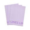 HEMA Schriften lila A4 gelinieerd - 3 stuks (lila) | HEMA