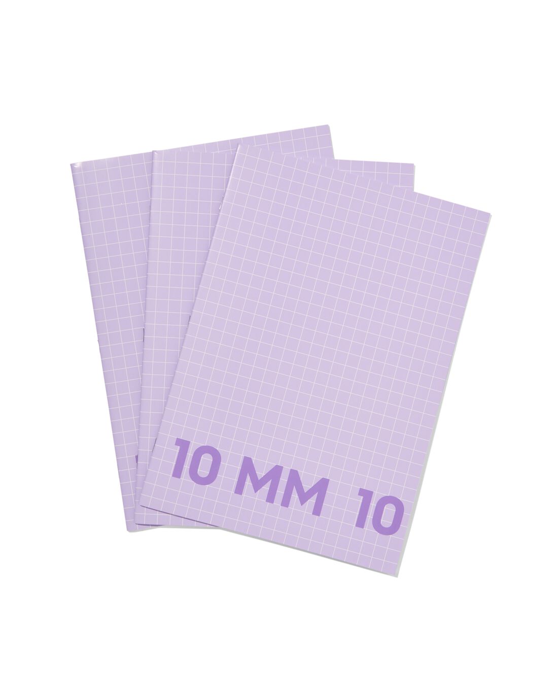 HEMA Schriften lila A4 geruit 10mm - 3 stuks (lila) | HEMA