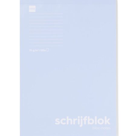 Schrijfblok A4 gelinieerd