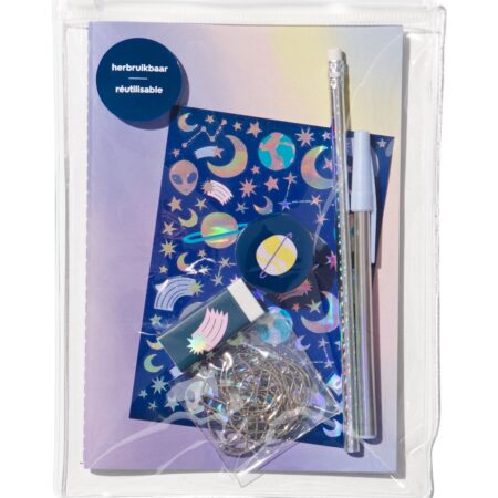 HEMA Schrijfwaren accessoires in etui 22.4x16.5 | HEMA