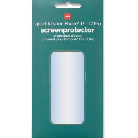 HEMA Screenprotector voor iPhone 17/17 Pro (transparant) | HEMA