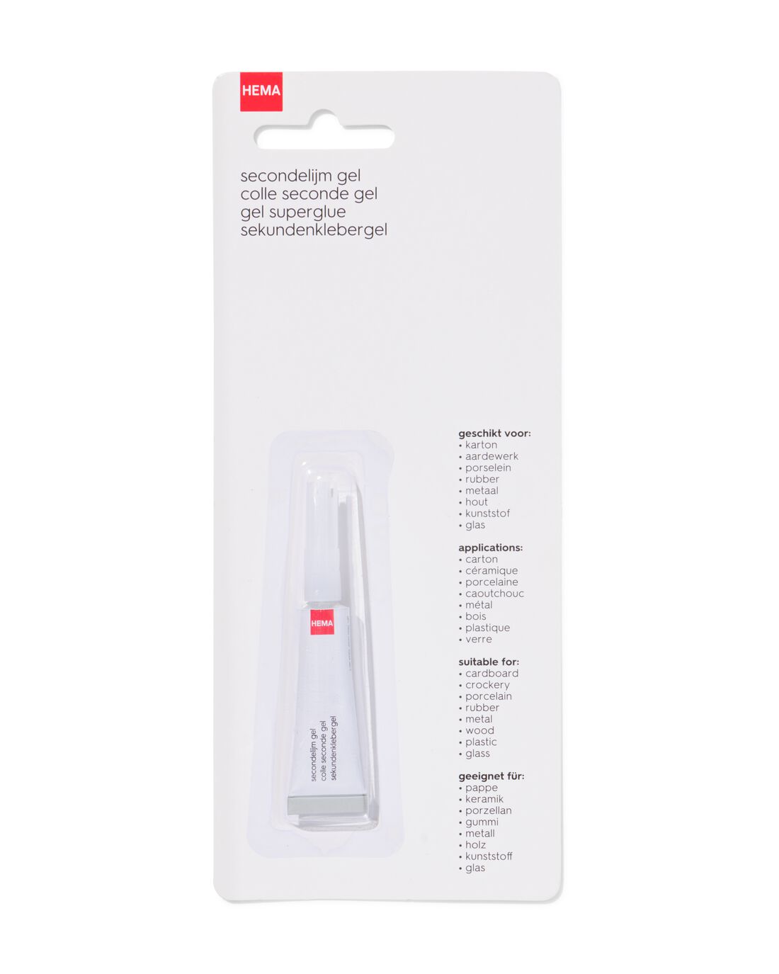 HEMA Secondelijm gel 3g | HEMA