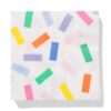 HEMA Servetten 24x24cm papier kleur - 20 stuks (multicolor) | HEMA