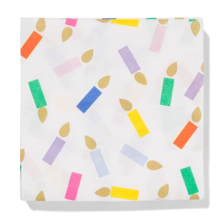 HEMA Servetten 33x33cm papier kleur - 20 stuks (multicolor) | HEMA
