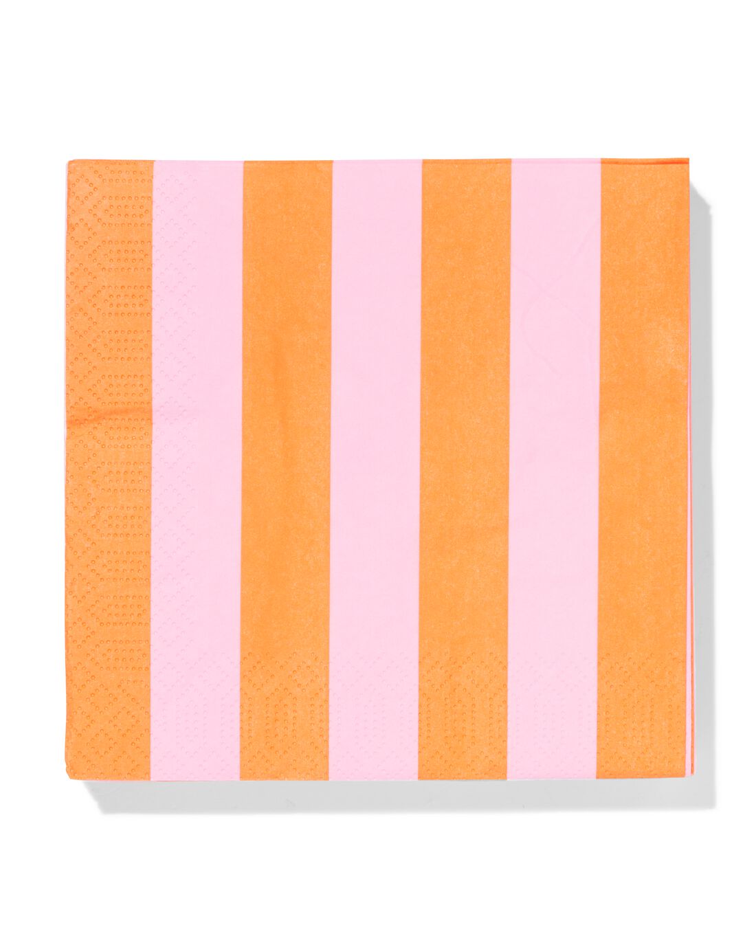HEMA Servetten 33x33cm papier strepen - 20 stuks (roze) | HEMA