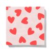 HEMA Servetten hart 33x33cm - 20 stuks (rood) | HEMA