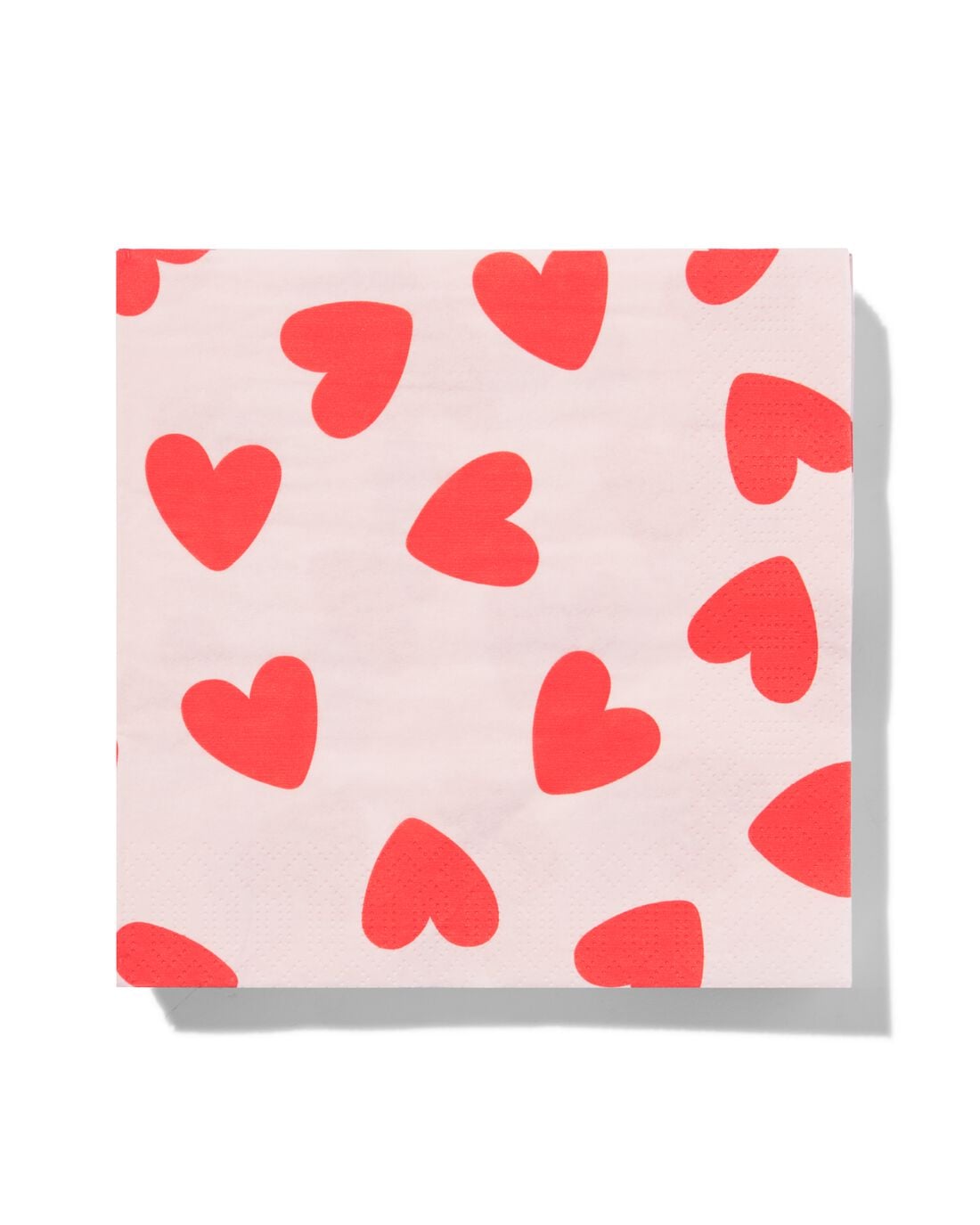 HEMA Servetten hart 33x33cm - 20 stuks (rood) | HEMA