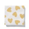 HEMA Servetten hart goud 24x24 cm 20 stuks (goud) | HEMA