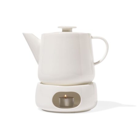 HEMA Sfeerlichthouder Ø15.5cm Chicago new bone wit (wit) | HEMA