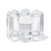 HEMA Sfeerlichthouder glas XS ribbel transparant (transparant) | HEMA
