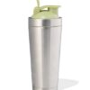 HEMA Shakebeker 750ml rvs metallic-groen (grijs metallic) | HEMA