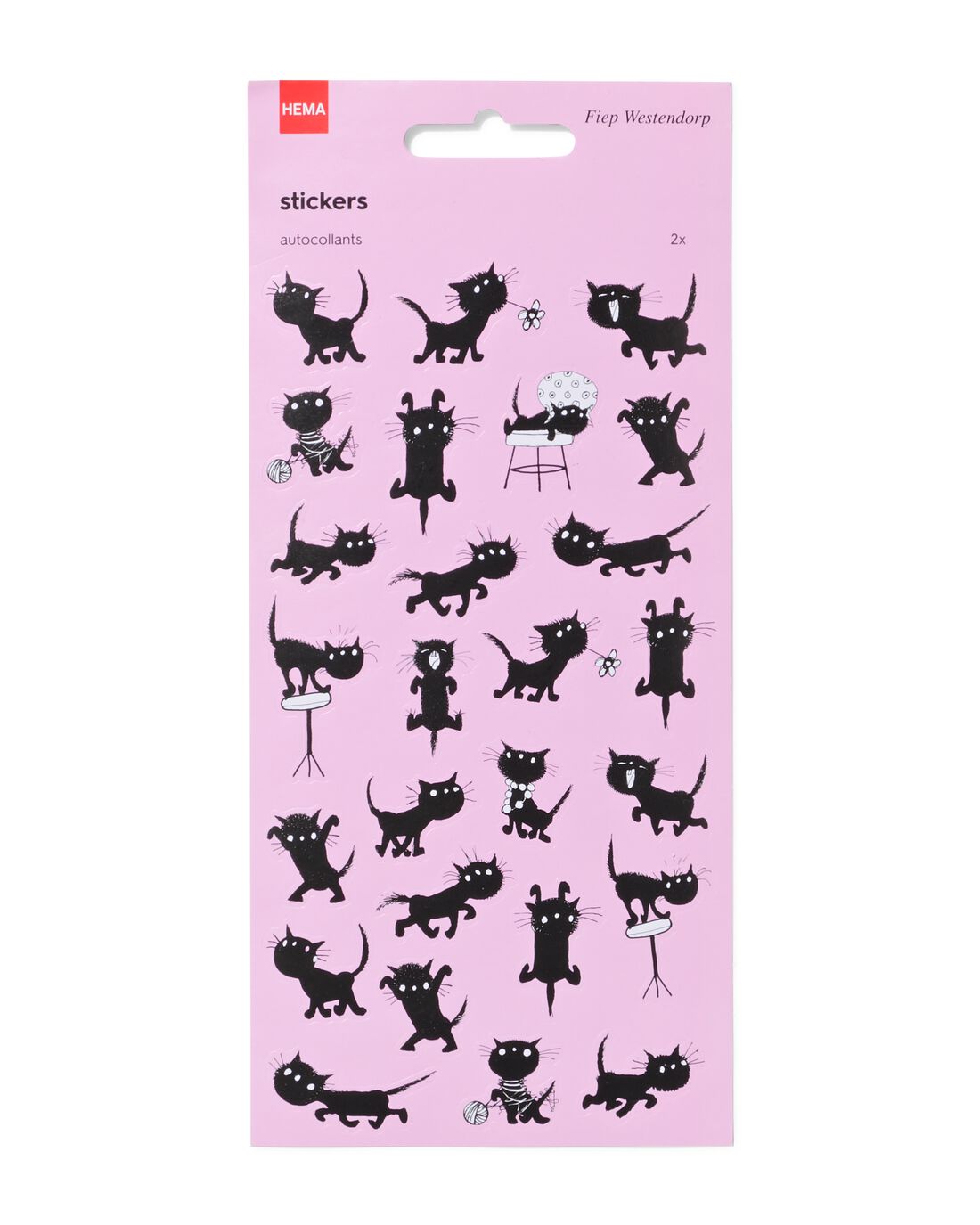 Siepie stickervellen - 2 stuks