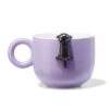 Siepie theemok 480ml aardewerk lila