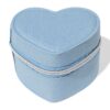 HEMA Sieradendoos 12x12x8cm denim hart | HEMA