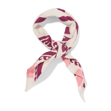 HEMA Sjaal 60x60cm katoen strand (roze) | HEMA