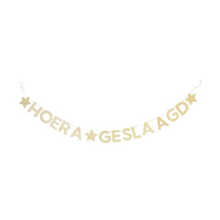 HEMA Slinger 1.8m papier geslaagd (goud) | HEMA
