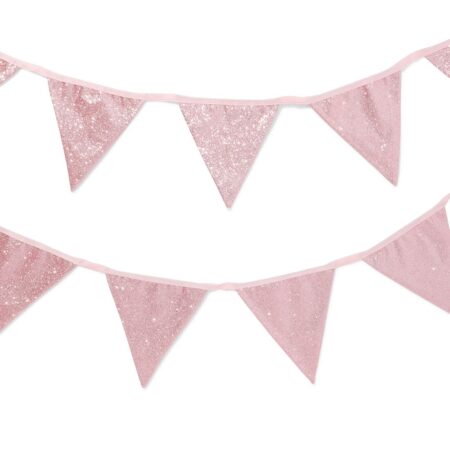 HEMA Slinger 3m stof glitter roze (roze) | HEMA