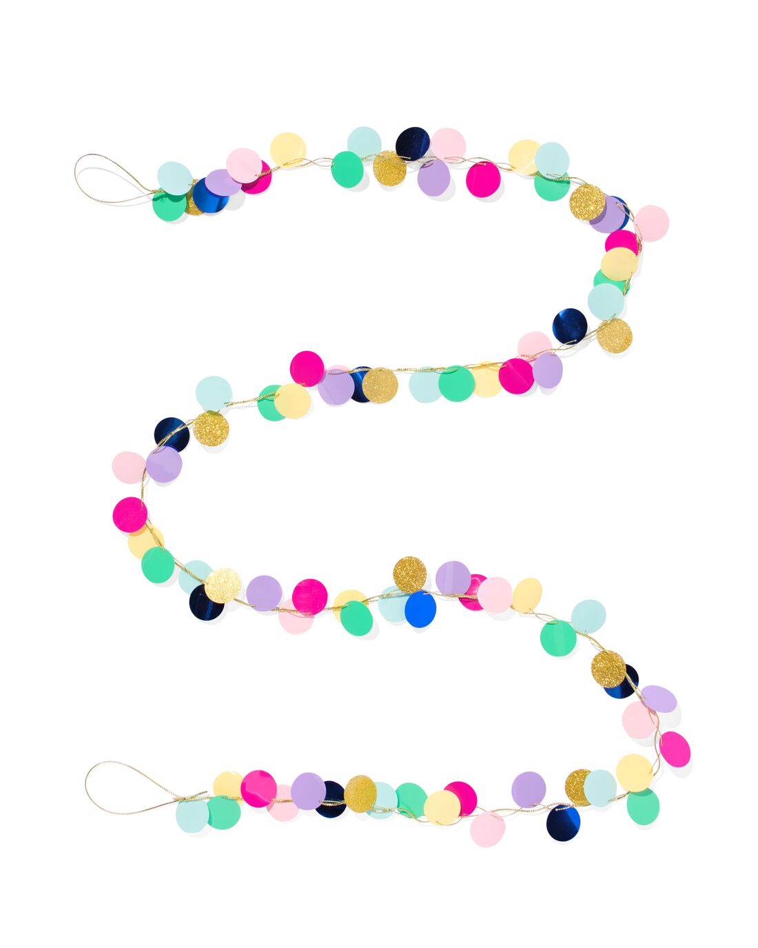 HEMA Slinger plastic rondjes 2m (multicolor) | HEMA
