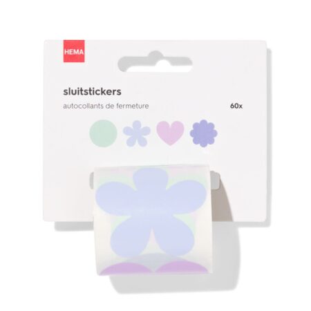 HEMA Sluitstickers op rol vormen - 60 stuks | HEMA