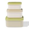 HEMA Snackboxen groen - 3 stuks (groen) | HEMA