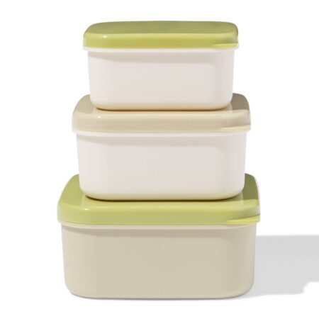 HEMA Snackboxen groen - 3 stuks (groen) | HEMA