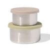 HEMA Snackboxen rvs groen - 2 stuks (groen) | HEMA