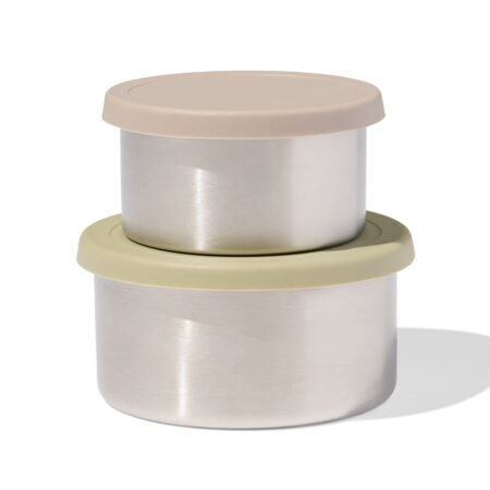 HEMA Snackboxen rvs groen - 2 stuks (groen) | HEMA
