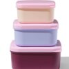 HEMA Snackboxjes roze - 3 stuks (roze) | HEMA