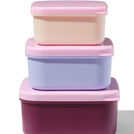 HEMA Snackboxjes roze - 3 stuks (roze) | HEMA