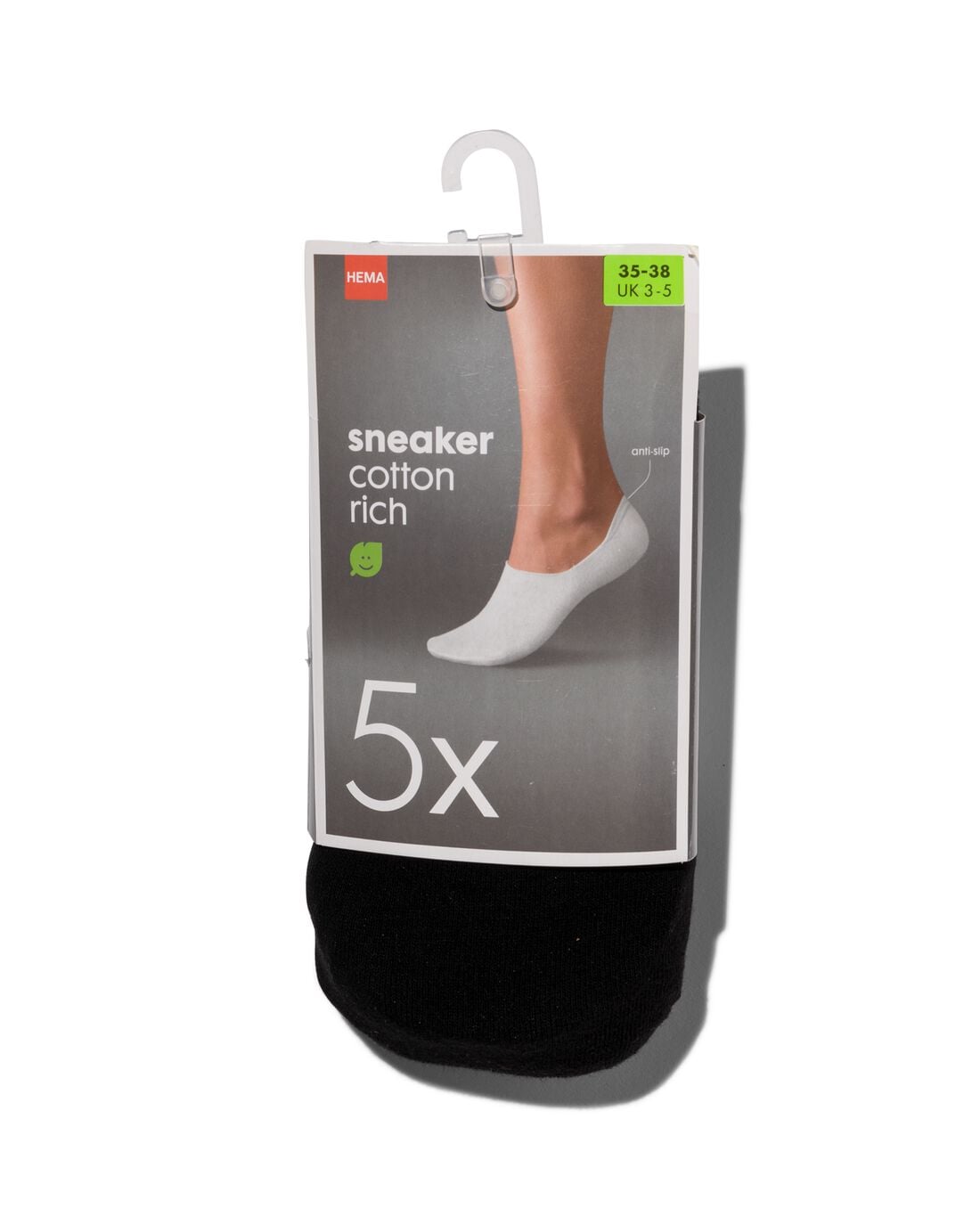 HEMA Sneakersokken 5 paar zwart | HEMA
