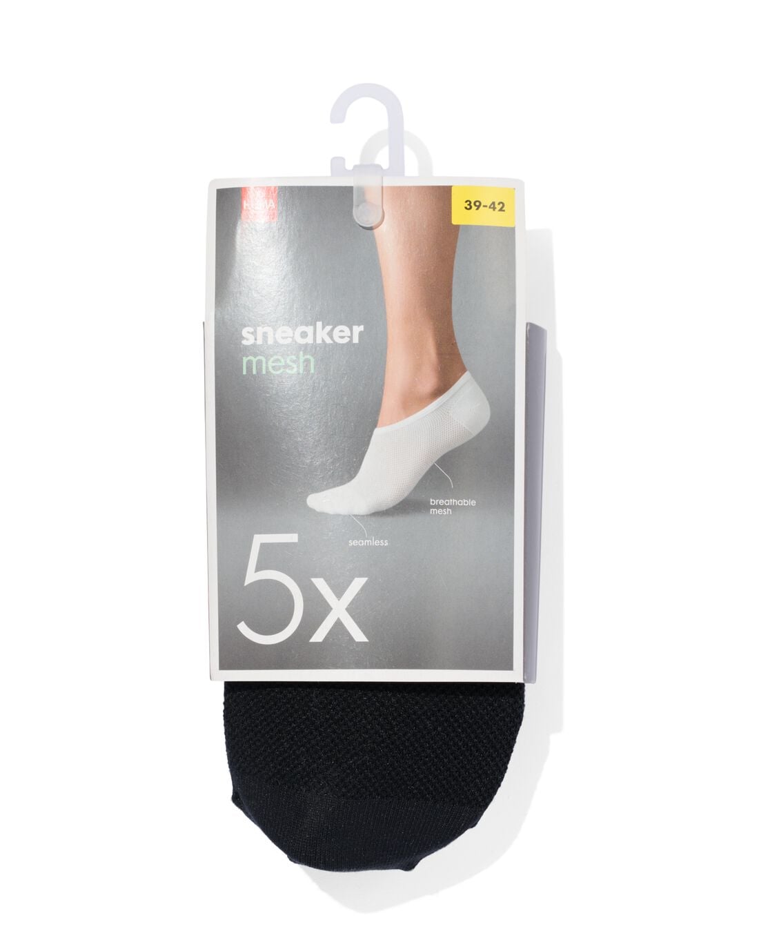 HEMA Sneakersokken 5 paar zwart | HEMA