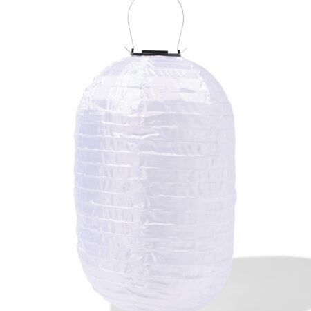 HEMA Solar lampion ovaal 28x40cm wit | HEMA