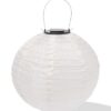 HEMA Solar lampion ⌀28cm wit | HEMA