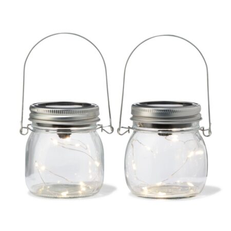 HEMA Solar tuinverlichting 10x17x10cm - 2 stuks | HEMA