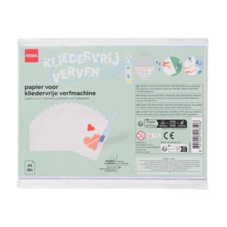 HEMA Speciaal papier voor kliedervrije verfmachine - 20 stuks | HEMA
