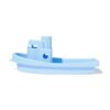 HEMA Speelgoedboot 32.5x14x14cm blauw | HEMA