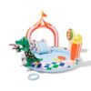 HEMA Speelzwembad 185x165cm met glijbaan watersproeier ringwerpen | HEMA