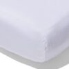 HEMA Splittopper hoeslaken 180x200/210cm jersey wit (wit) | HEMA