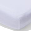 HEMA Splittopper hoeslaken 200x200/220cm jersey wit (wit) | HEMA