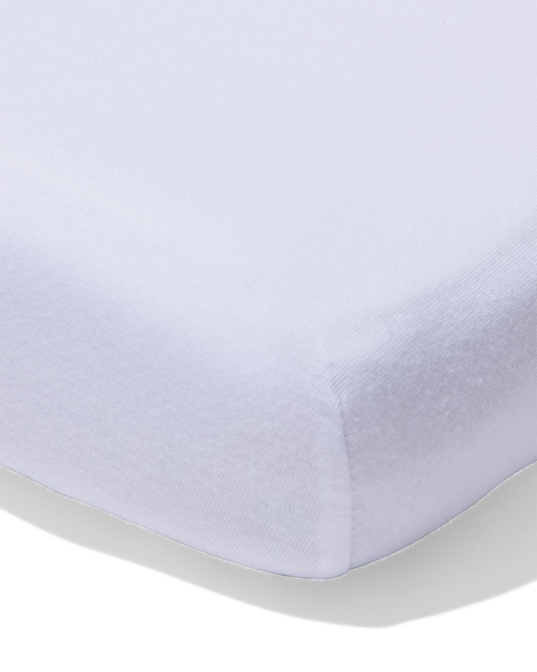 HEMA Splittopper hoeslaken 200x200/220cm jersey wit (wit) | HEMA