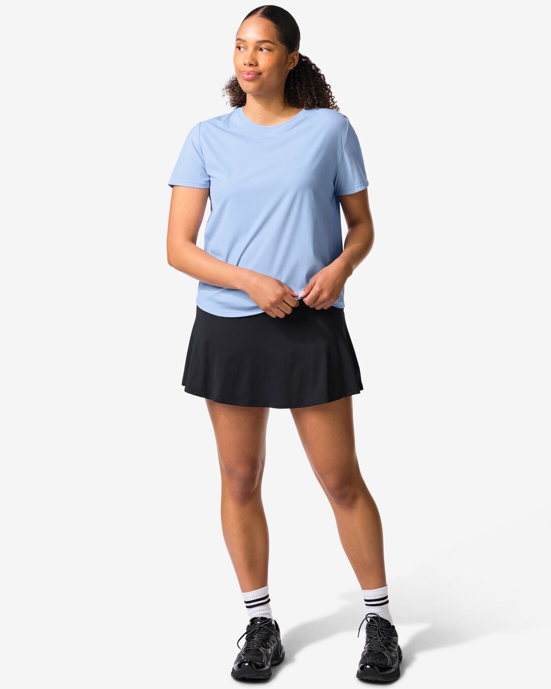 HEMA Sportrokje met binnenbroekje zwart (zwart) | HEMA